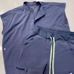 Space Navy Figs Scrubs